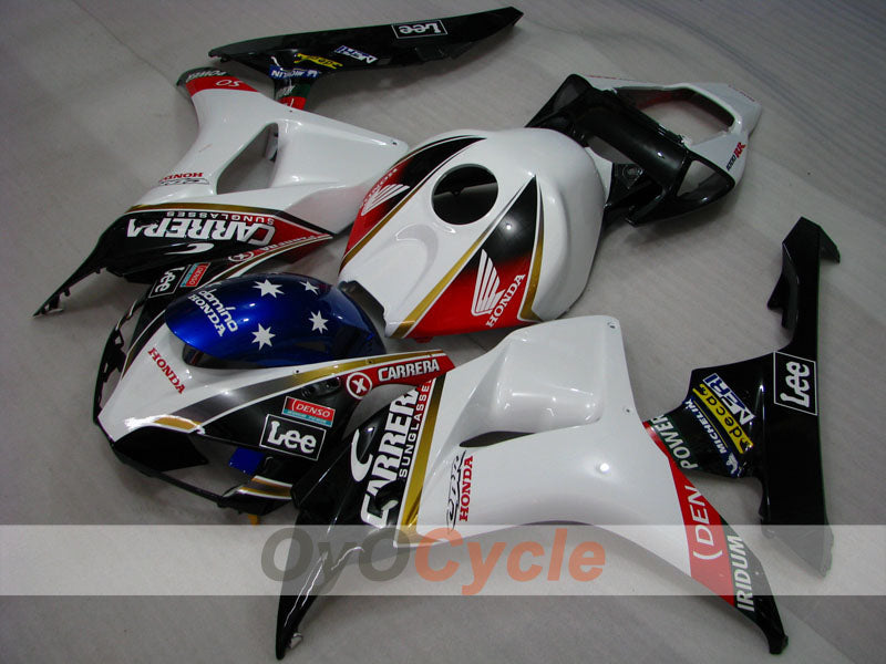 Injection Fairing kit for 06-07 CBR1000RR - White, Black - Lee #OYO87900618 Secondary image