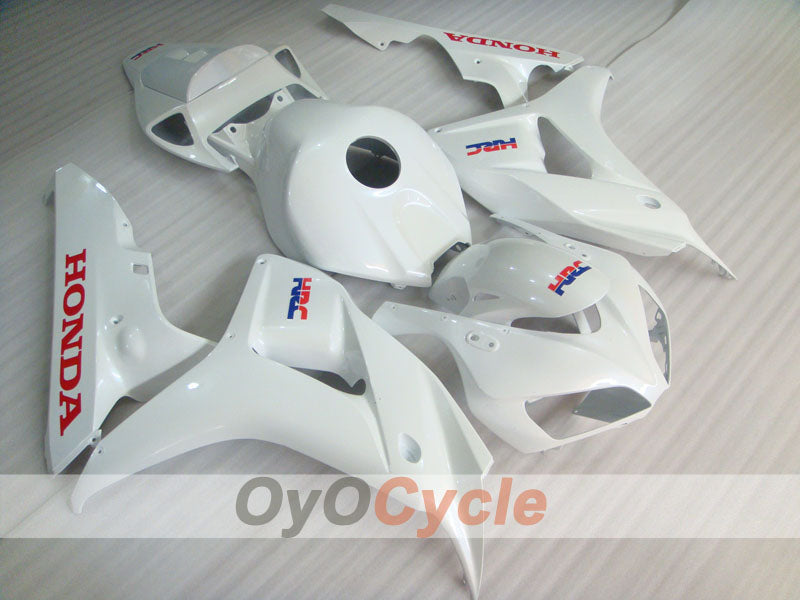 Injection Fairing kit for 06-07 CBR1000RR - White, Black - Factory Style #OYO87900631 Main image
