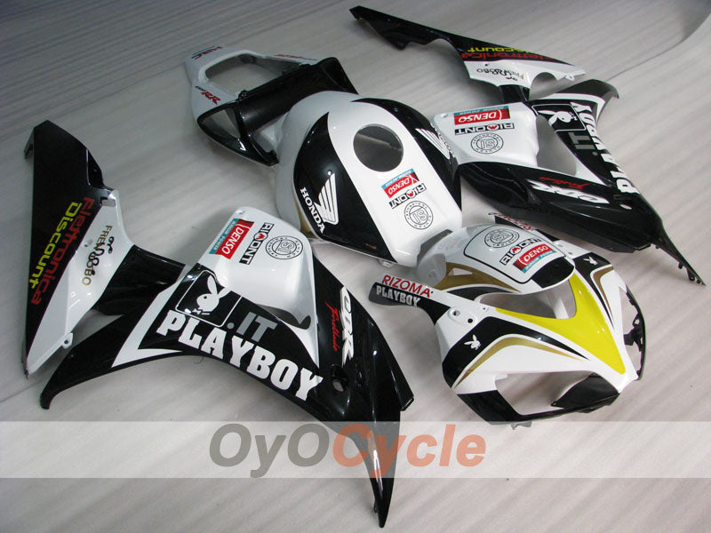 Injection Fairing kit for 06-07 CBR1000RR - White, Black - PlayBoy #OYO87900634 Main image