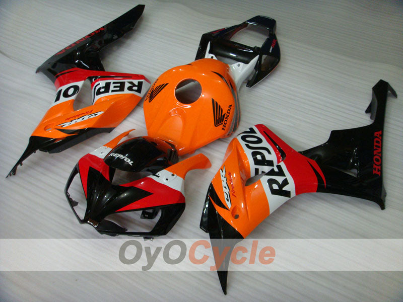 Injection Fairing kit for 06-07 CBR1000RR - Orange, Black - Repsol #OYO87900642