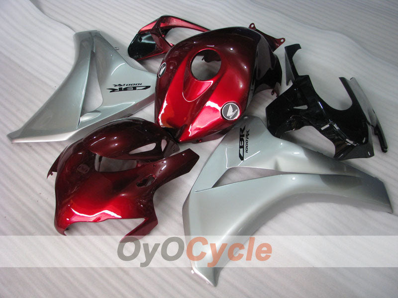Injection Fairing kit for 08-11 CBR1000RR - Red, Silver - Fireblade #OYO87900677 Secondary image