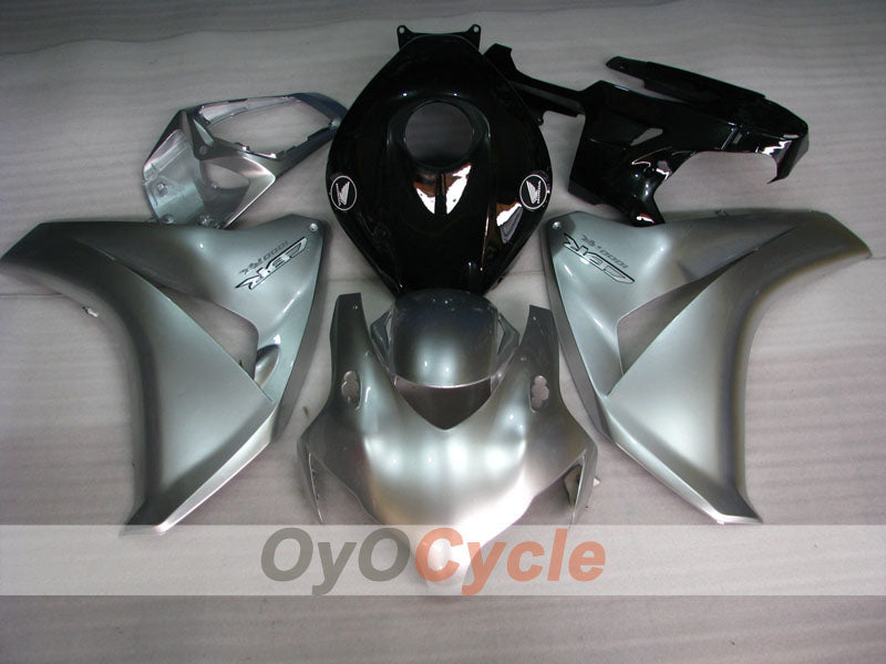 Injection Fairing kit for 08-11 CBR1000RR - Black, Silver - Fireblade #OYO87900680