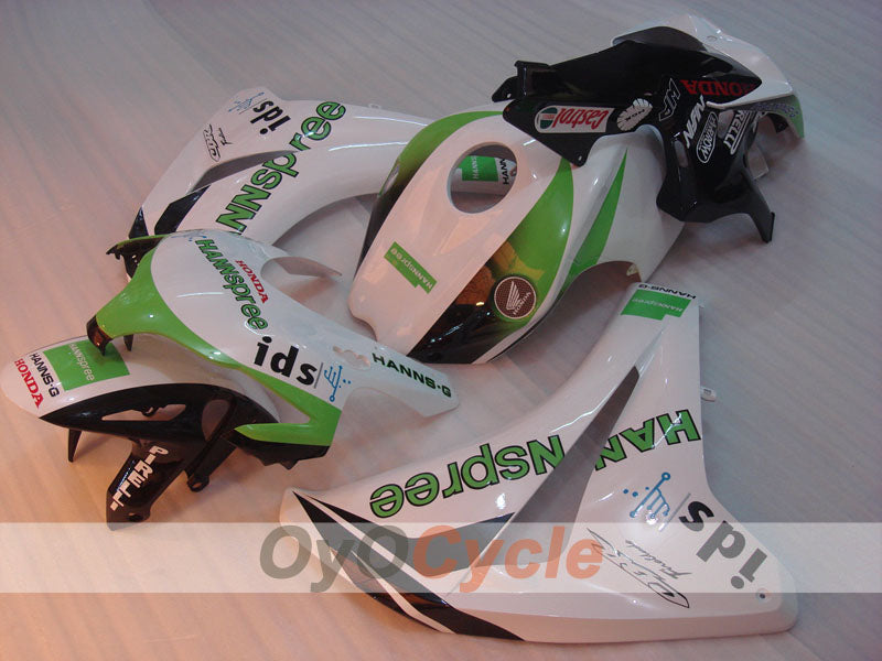 Injection Fairing kit for 08-11 CBR1000RR - Green, White - HANN Spree #OYO87900685