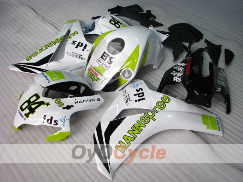 Injection Fairing kit for 08-11 CBR1000RR - White, Black - HANN Spree #OYO87900686 Secondary image