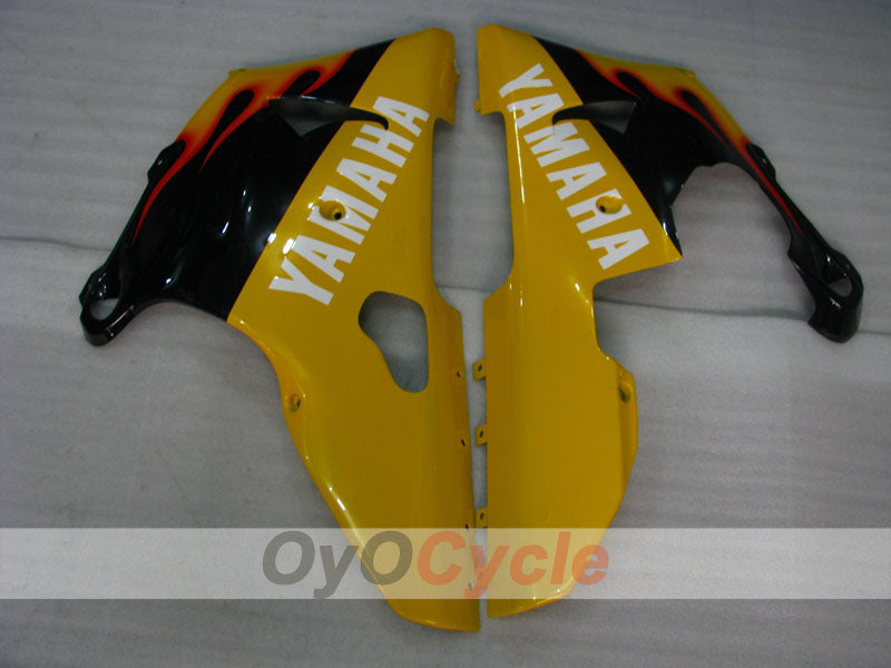 Injection Fairing kit for 98-99 YZF-R1 - Yellow, Black - Flame #OYO87900740
