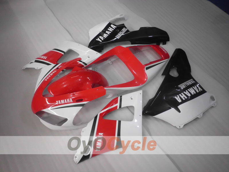 Injection Fairing kit for 98-99 YZF-R1 - Red, White - Factory Style #OYO87900747 Main image