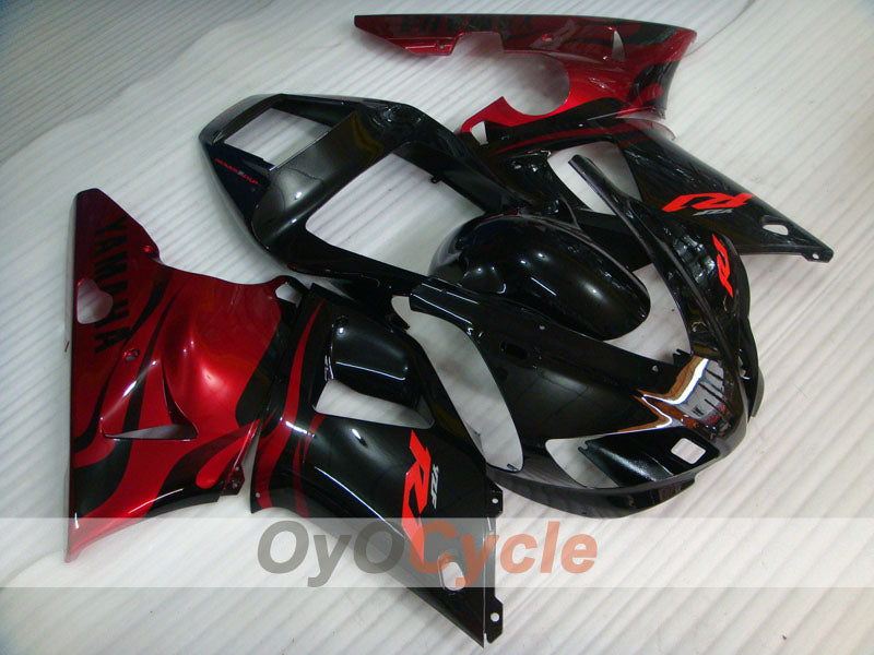 Injection Fairing kit for 98-99 YZF-R1 - Red, Black - Factory Style #OYO87900751 Main image
