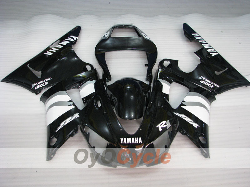 Injection Fairing kit for 98-99 YZF-R1 - White, Black - Factory Style #OYO87900752