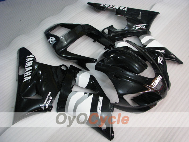 Injection Fairing kit for 98-99 YZF-R1 - White, Black - Factory Style #OYO87900752 Main image