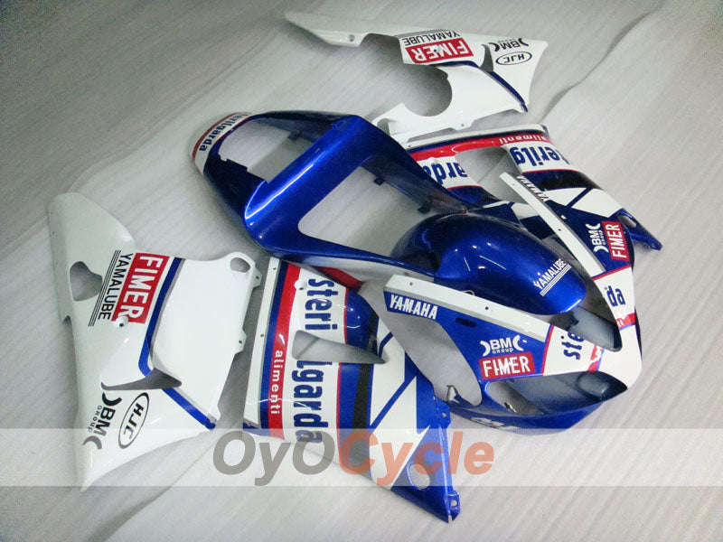Injection Fairing kit for 00-01 YZF-R1 - Blue, White - Sterilgarda #OYO87900785 Main image