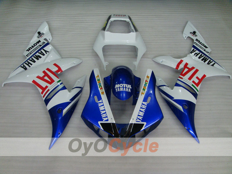 Injection Fairing kit for 02-03 YZF-R1 - Blue, White - FIAT, MICHELIN, MOTUL #OYO87900791 Secondary image