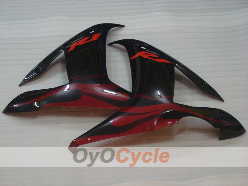 Injection Fairing kit for 02-03 YZF-R1 - Red, Black - Flame #OYO87900795