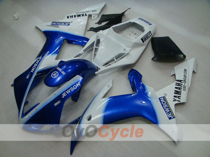 Injection Fairing kit for 02-03 YZF-R1 - Blue, White - JEWSON #OYO87900800