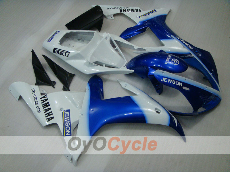 Injection Fairing kit for 02-03 YZF-R1 - Blue, White - JEWSON #OYO87900800
