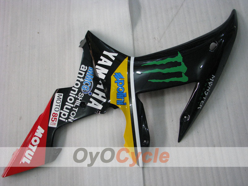 Injection Fairing kit for 02-03 YZF-R1 - Yellow, Black - Monster #OYO87900801