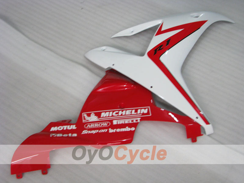 Injection Fairing kit for 02-03 YZF-R1 - Red, White - Factory Style #OYO87900803
