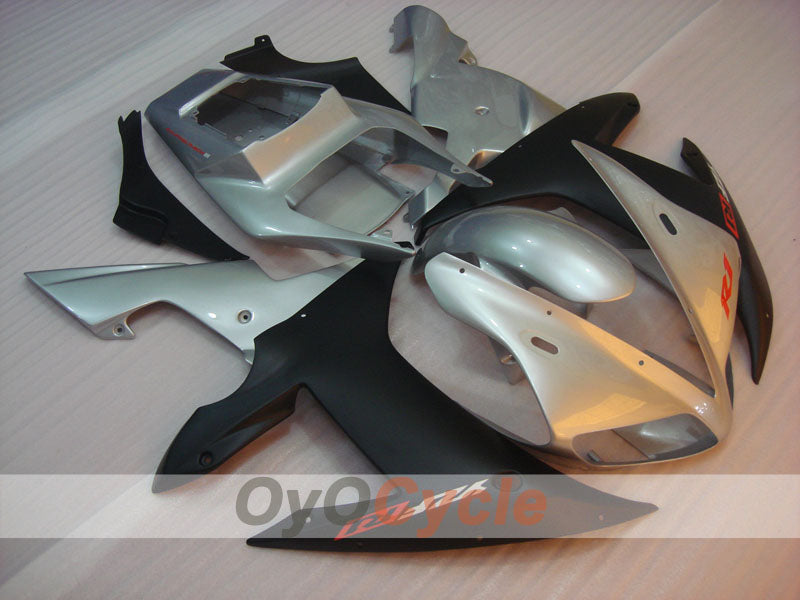 Injection Fairing kit for 02-03 YZF-R1 - Black, Silver, Matte - Factory Style #OYO87900809