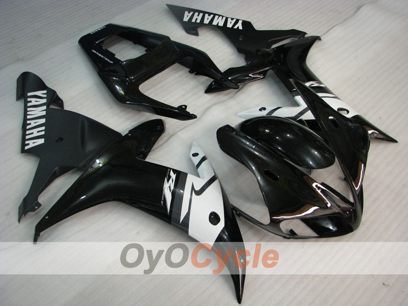 Injection Fairing kit for 02-03 YZF-R1 - White, Black - Factory Style #OYO87900811