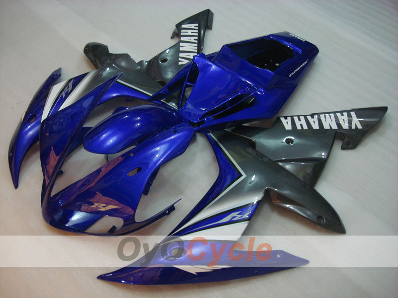 Injection Fairing kit for 02-03 YZF-R1 - Blue, Silver - Factory Style #OYO87900813
