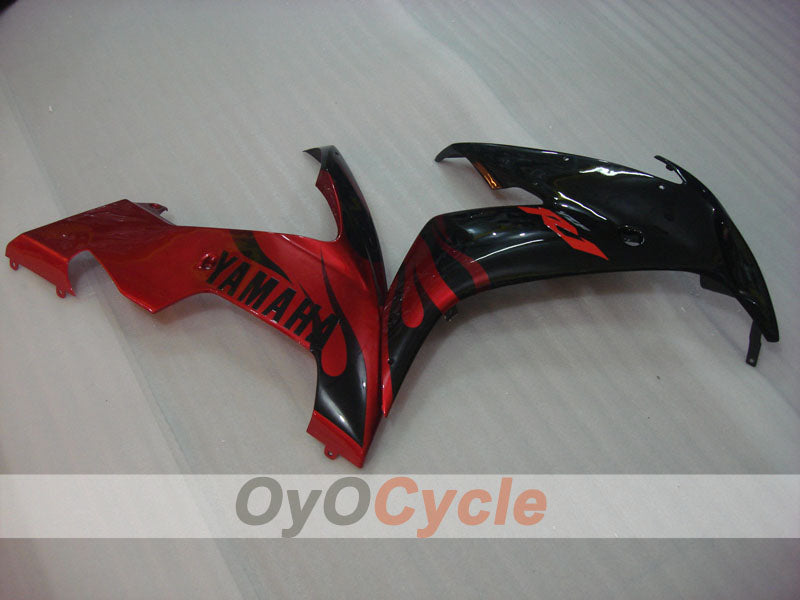 Injection Fairing kit for 04-06 YZF-R1 - Red, Black - Flame #OYO87900829