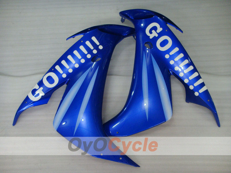 Injection Fairing kit for 04-06 YZF-R1 - Yellow, Blue - GO!!!!!!!, MOTUL #OYO87900831