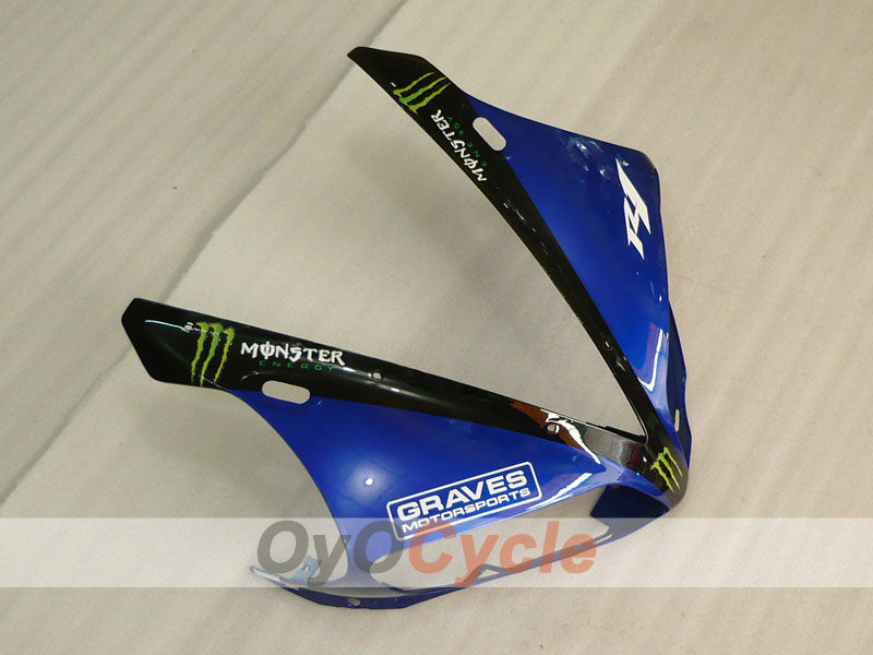 Injection Fairing kit for 04-06 YZF-R1 - Blue, Black - DUNLOP, Monster #OYO87900833