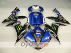 Injection Fairing kit for 04-06 YZF-R1 - Blue, Black - DUNLOP, Monster #OYO87900833