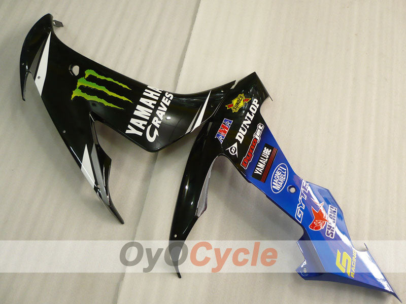 Injection Fairing kit for 04-06 YZF-R1 - Blue, Black - DUNLOP, Monster #OYO87900833