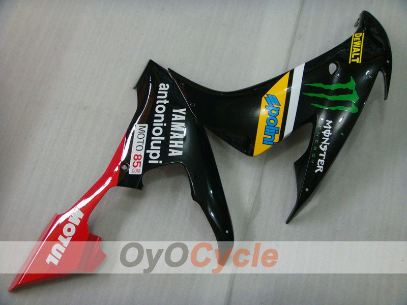 Injection Fairing kit for 04-06 YZF-R1 - Yellow, Black - Monster, MOTUL #OYO87900834