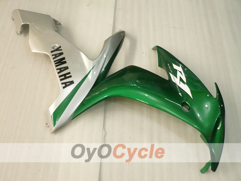Injection Fairing kit for 04-06 YZF-R1 - Green, Silver - Factory Style #OYO87900841