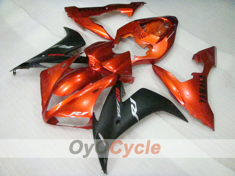 Injection Fairing kit for 04-06 YZF-R1 - Orange, Black, Matte - Factory Style #OYO87900843