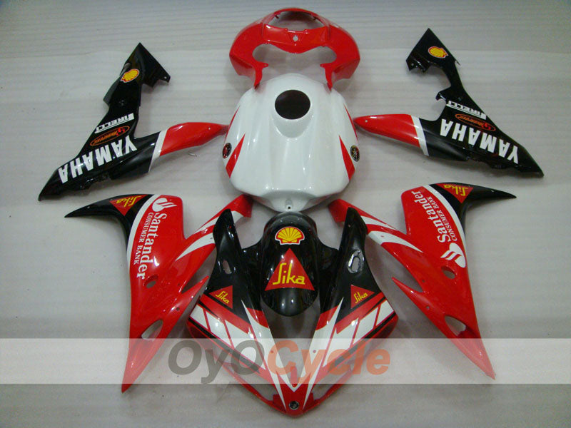 Injection Fairing kit for 04-06 YZF-R1 - Red, Black - Santander #OYO87900848