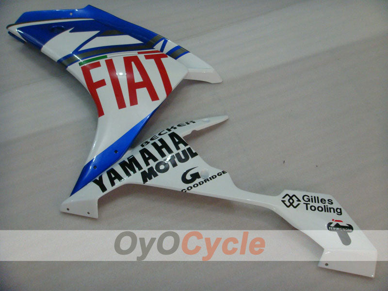 Injection Fairing kit for 07-08 YZF-R1 - Blue, White - FIAT #OYO87900859