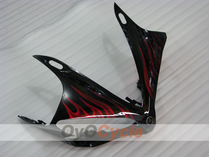 Injection Fairing kit for 07-08 YZF-R1 - Red, Black - Flame #OYO87900860