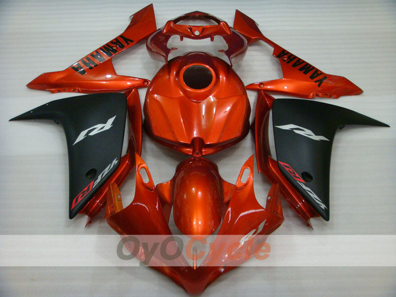 Injection Fairing kit for 07-08 YZF-R1 - Orange, Black, Matte - Factory Style #OYO87900870 Secondary image