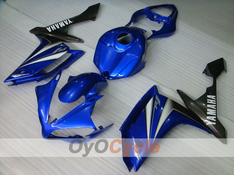 Injection Fairing kit for 07-08 YZF-R1 - Blue, Black - Factory Style #OYO87900875