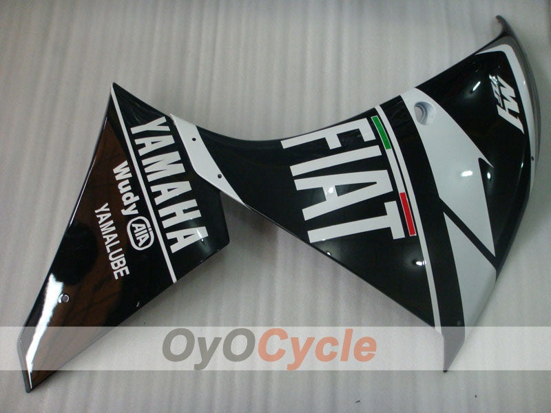 Injection Fairing kit for 09-11 YZF-R1 - White, Black - FIAT, MOTUL #OYO87900887