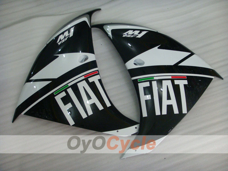 Injection Fairing kit for 09-11 YZF-R1 - White, Black - FIAT, MOTUL #OYO87900887