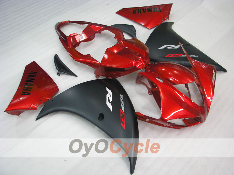 Injection Fairing kit for 09-11 YZF-R1 - Red, Black - Factory Style #OYO87900896
