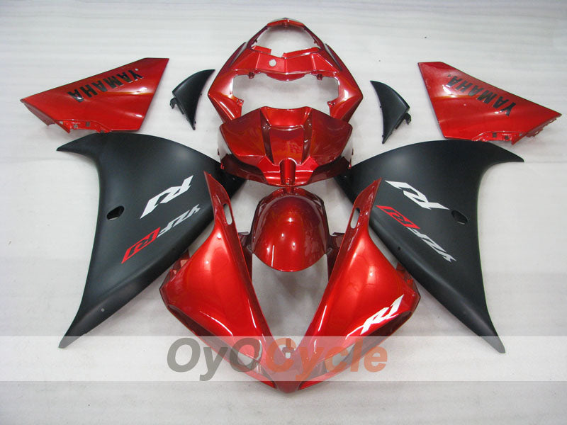 Injection Fairing kit for 09-11 YZF-R1 - Red, Black - Factory Style #OYO87900896