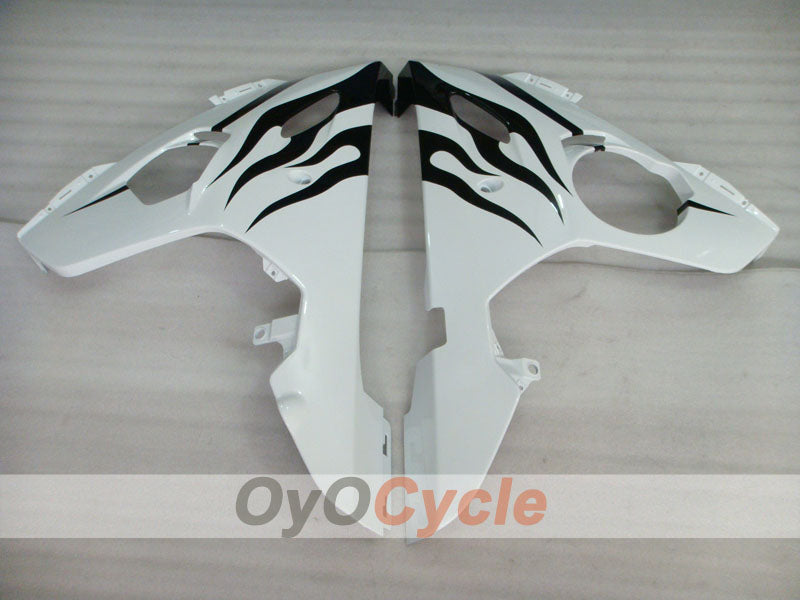Injection Fairing kit for 03-04 YZF-R6 - White, Black - Flame #OYO87900909