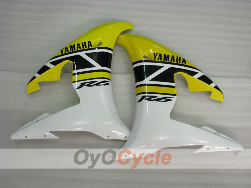 Injection Fairing kit for 05 YZF-R6 - Yellow, Black - MOTUL #OYO87902623
