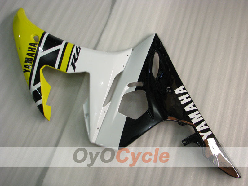 Injection Fairing kit for 05 YZF-R6 - Yellow, Black - MOTUL #OYO87902623