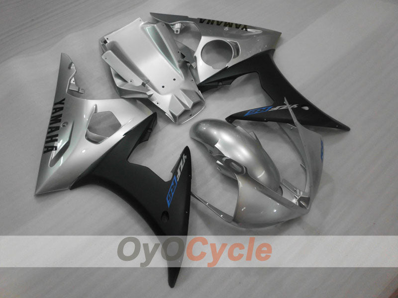 Injection Fairing kit for 03-04 YZF-R6 - Black, Silver, Matte - Factory Style #OYO87900914