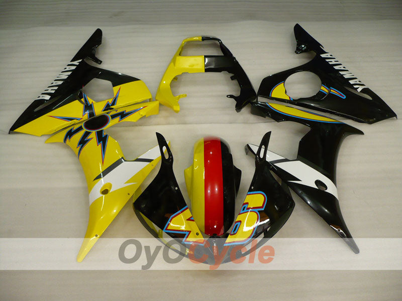 Injection Fairing kit for 05 YZF-R6 - Yellow, Black - Factory Style #OYO87902633