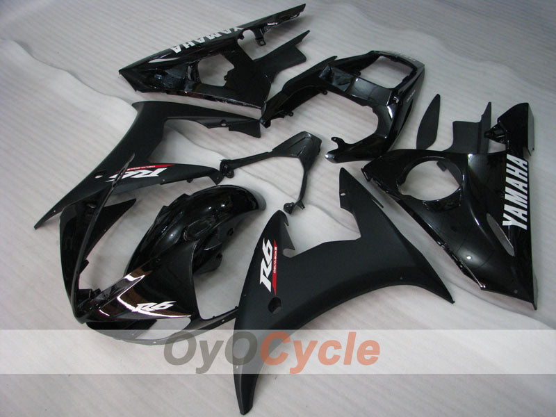 Injection Fairing kit for 03-04 YZF-R6 - Black, Matte - Factory Style #OYO87900921 Secondary image
