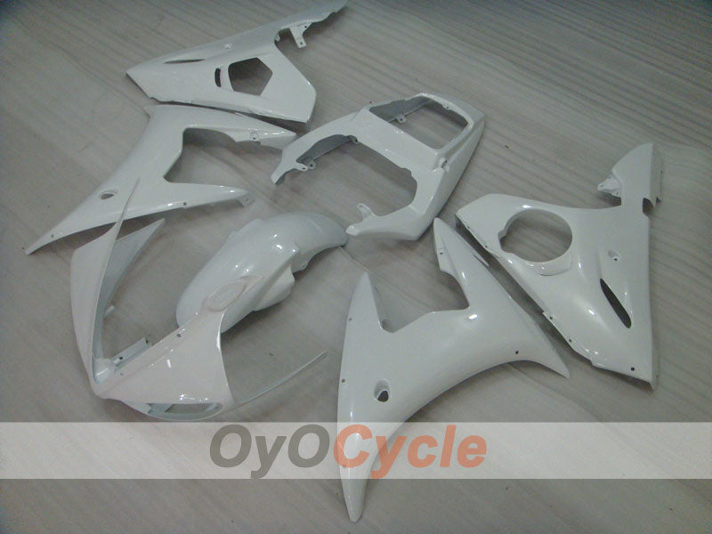 Injection Fairing kit for 03-04 YZF-R6 - White - Factory Style #OYO87900922