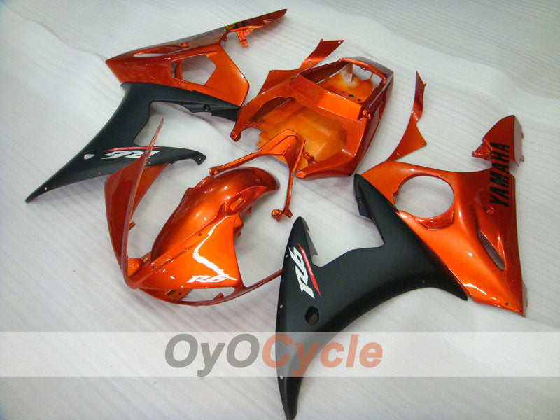 Injection Fairing kit for 05 YZF-R6 - Orange, Black, Matte - Factory Style #OYO87902628