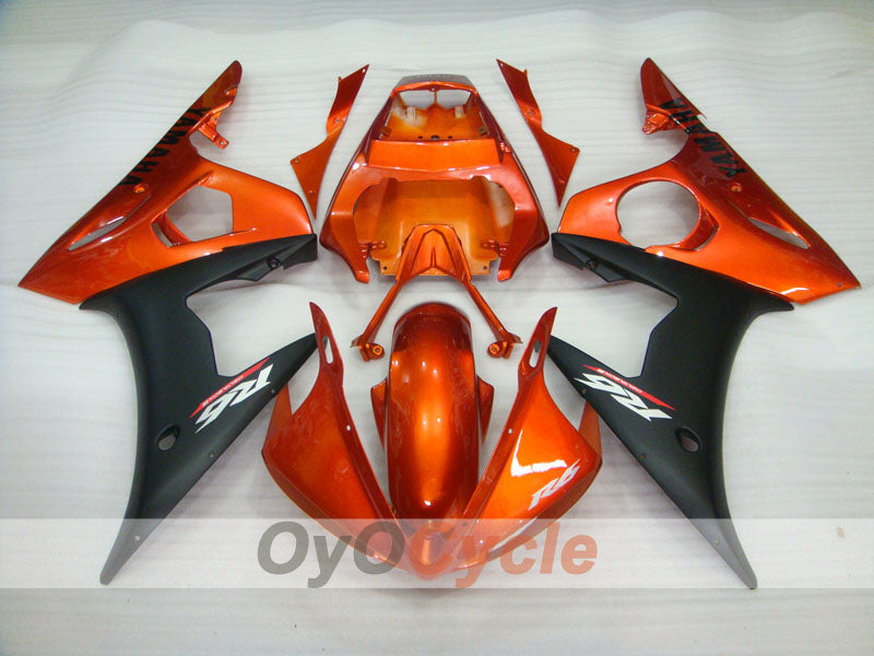 Injection Fairing kit for 05 YZF-R6 - Orange, Black, Matte - Factory Style #OYO87902628