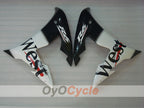 Injection Fairing kit for 03-04 YZF-R6 - White, Black - West #OYO87900929